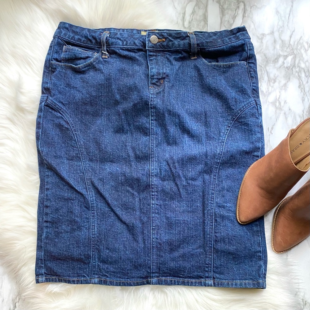 HINT JEANS | Y2K blue, denim skirt